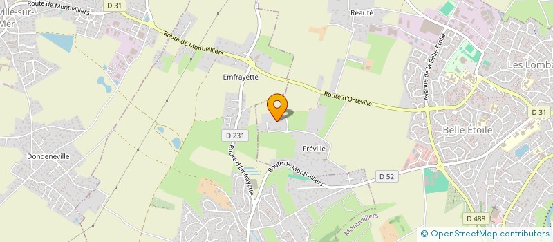 localisation de l'entreprise SCI KODIAK  MONTIVILLIERS