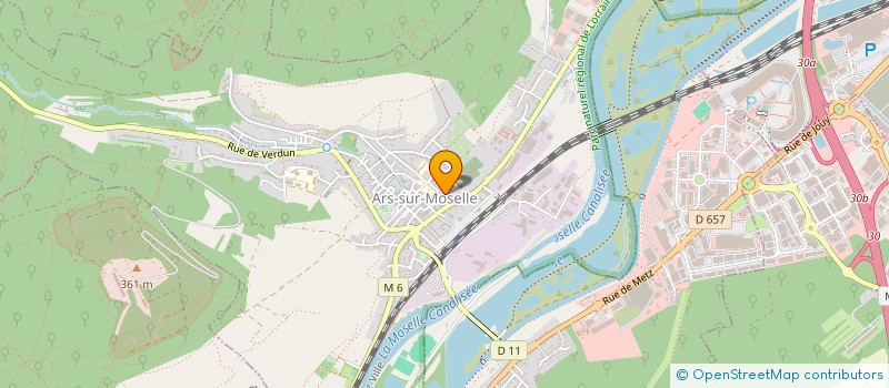 localisation de l'entreprise SCI KOELTREIB  ARS-SUR-MOSELLE