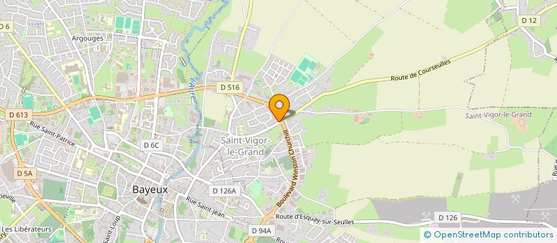 localisation de l'entreprise SCI KOENIG INVEST  SAINT-VIGOR-LE-GRAND