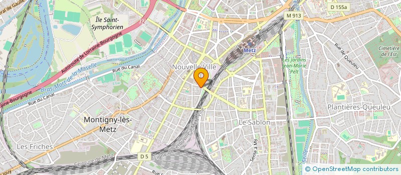 localisation de l'entreprise SCI KOENIG-MICHAUT  METZ