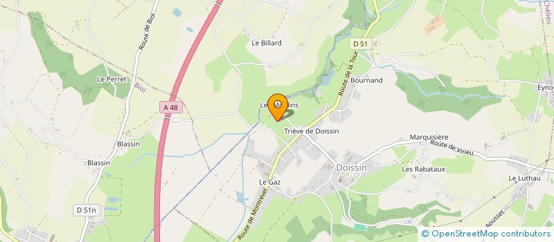 localisation de l'entreprise SCI KOESTLE  DOISSIN