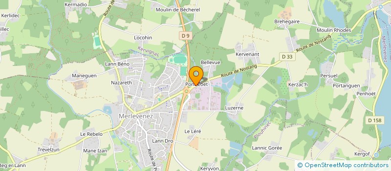 localisation de l'entreprise SCI KOETBERNES à KERVIGNAC