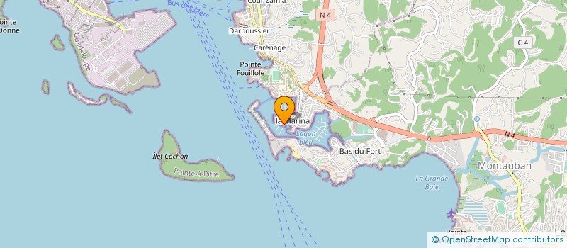localisation de l'entreprise SCI KOFFI POITOUT 971 à POINTE-A-PITRE