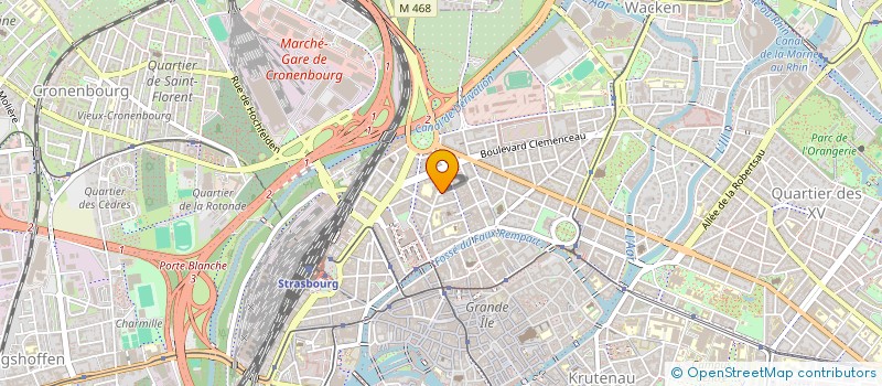 localisation de l'entreprise SCI KOFO  STRASBOURG