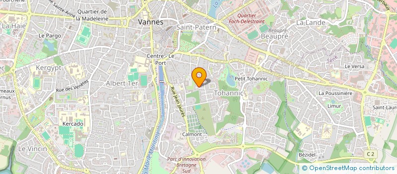 localisation de l'entreprise SCI KOH KASTELL  VANNES