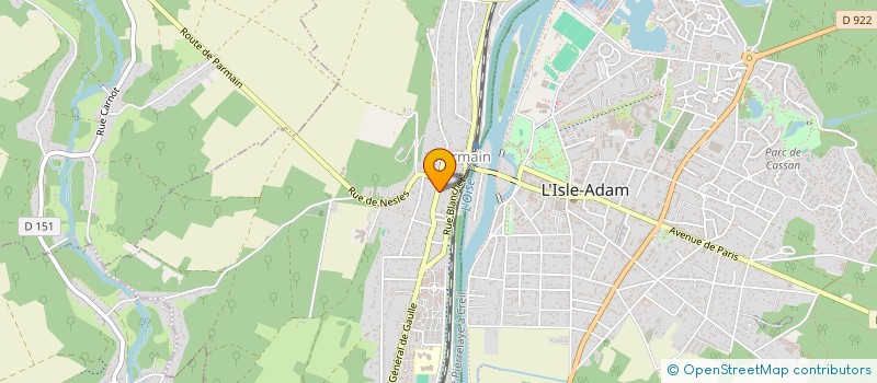 localisation de l'entreprise SCI KOJIBAUGER  PARMAIN