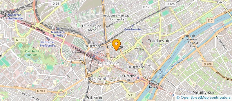 localisation de l'entreprise SCI KOK à COURBEVOIE