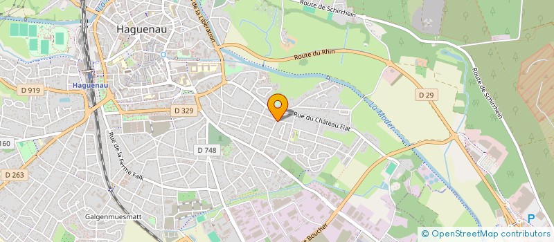 localisation de l'entreprise SCI KOKESHI  HAGUENAU