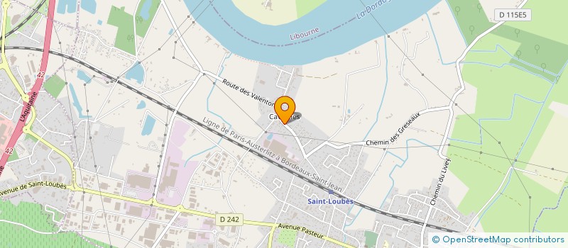 localisation de l'entreprise SCI KOKOFIRST  SAINT-LOUBES