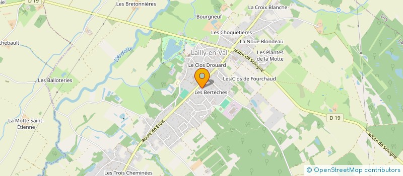 localisation de l'entreprise SCI KOLA à LAILLY-EN-VAL