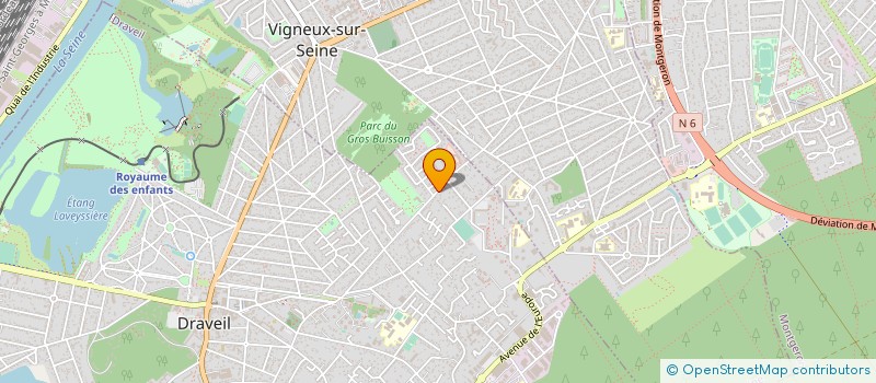 localisation de l'entreprise SCI KOLAKAT à DRAVEIL