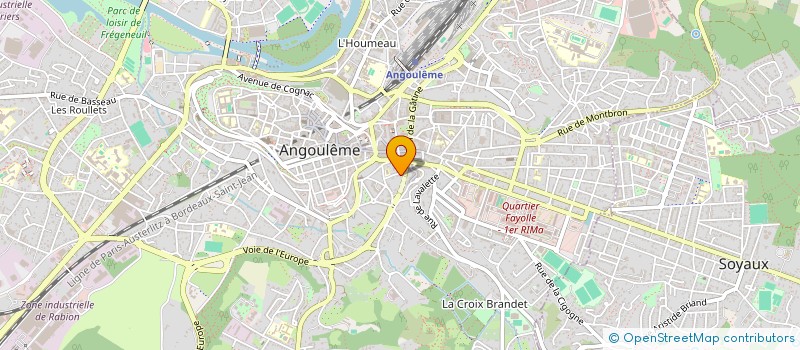 localisation de l'entreprise SCI KOLANKAYA à ANGOULEME
