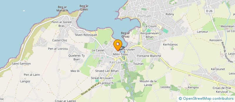 localisation de l'entreprise SCI KOLIBA  LANDUNVEZ