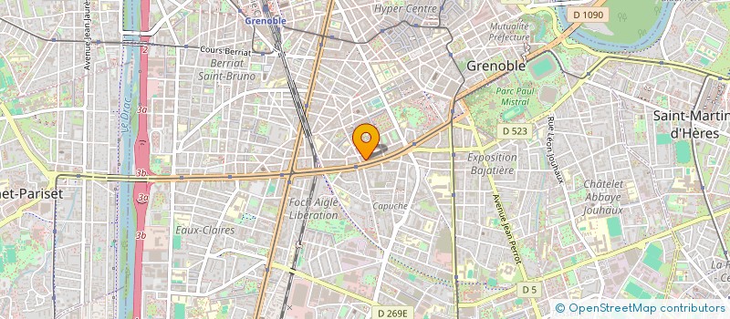 localisation de l'entreprise SCI KOLIBRI  GRENOBLE