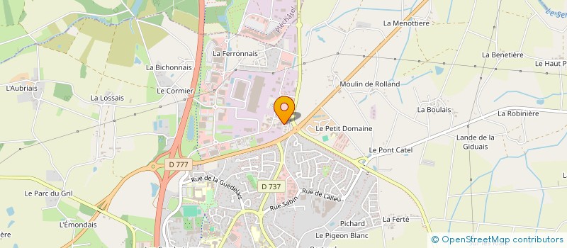 localisation de l'entreprise SCI KOLIBRY  BAIN-DE-BRETAGNE