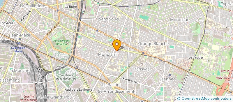 localisation de l'entreprise SCI KOLLURION  LYON