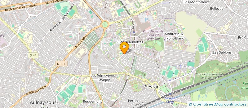 localisation de l'entreprise SCI KOM à SEVRAN