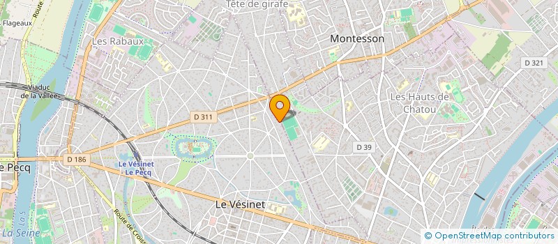 localisation de l'entreprise SCI KOMAKI  LE VESINET