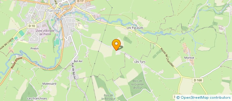 localisation de l'entreprise SCI KOMALI  VAUDEBARRIER