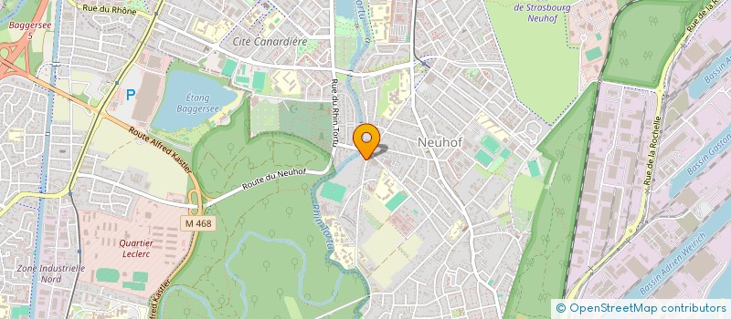 localisation de l'entreprise SCI KOME-LIGNAGE  STRASBOURG