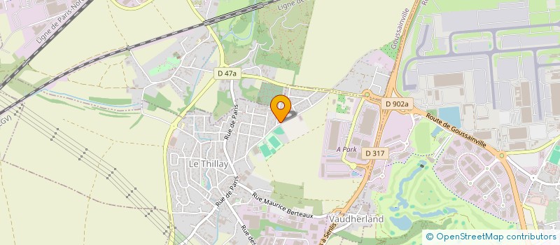 localisation de l'entreprise SCI KOMKI IMMO  LE THILLAY