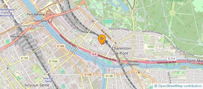 localisation de l'entreprise SCI KOMO  CHARENTON-LE-PONT