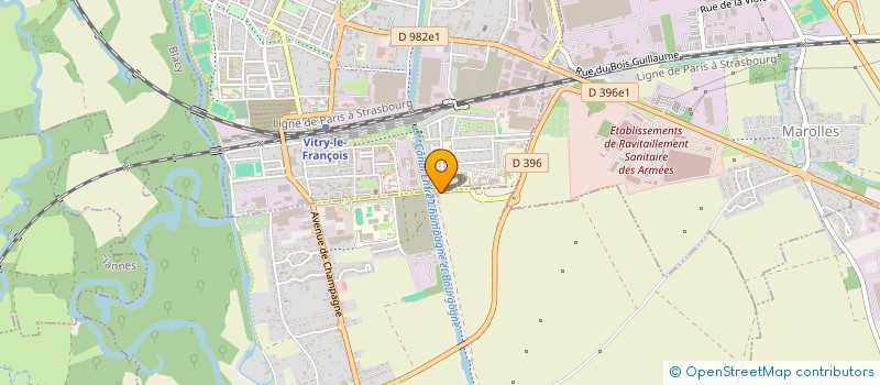 localisation de l'entreprise SCI KOMORA  FRIGNICOURT