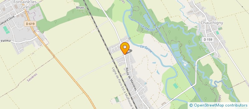 localisation de l'entreprise SCI KOMOS  SAVIERES