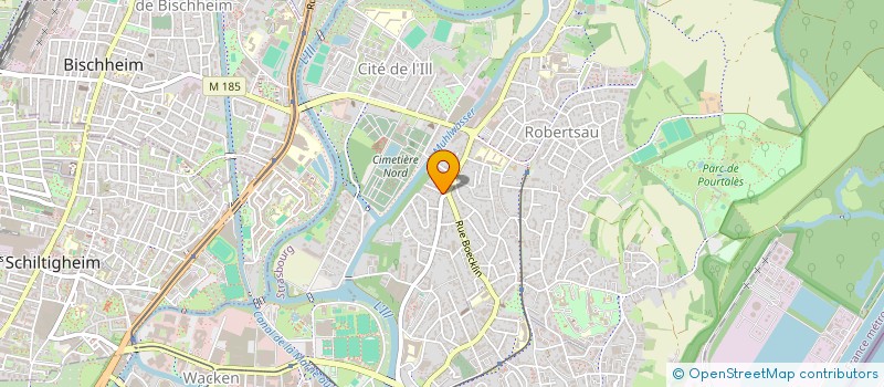 localisation de l'entreprise SCI KOMU  STRASBOURG