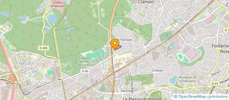 localisation de l'entreprise SCI KONDA  CLAMART