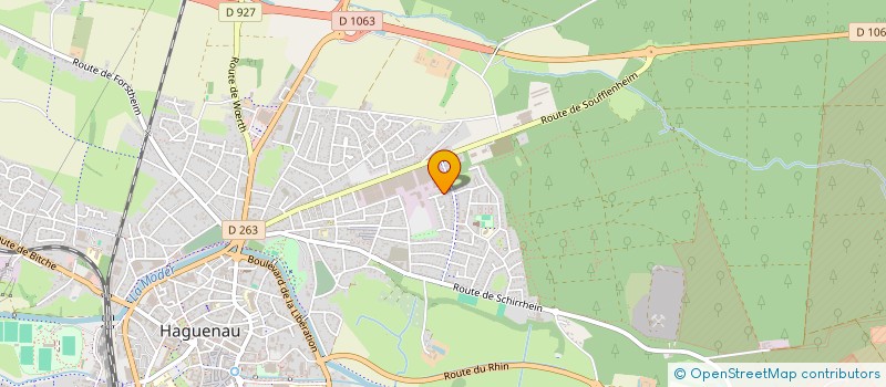 localisation de l'entreprise SCI KONE  HAGUENAU