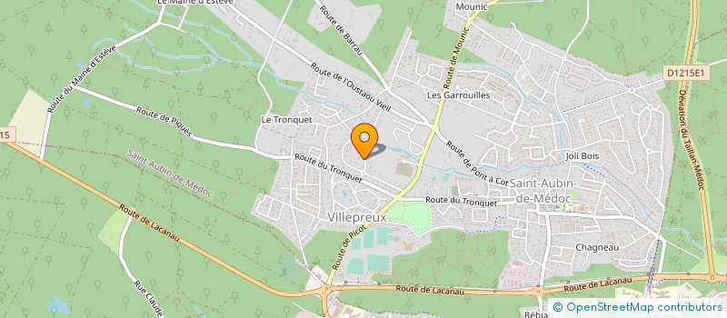 localisation de l'entreprise SCI KONSTRIMEX  SAINT-AUBIN-DE-MEDOC