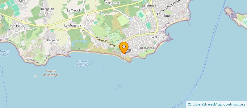 localisation de l'entreprise SCI KONTIKI  LARMOR-PLAGE