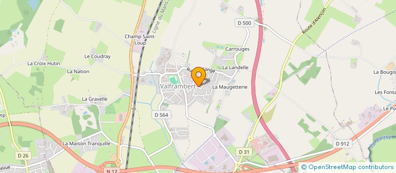localisation de l'entreprise SCI KONYALI à VALFRAMBERT