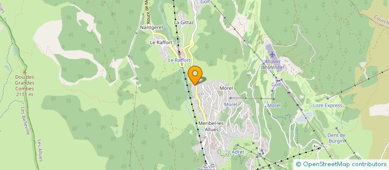 localisation de l'entreprise SCI KOOKABOORA  LES ALLUES