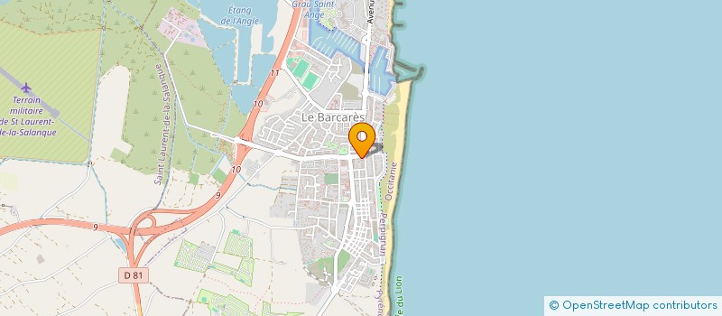 localisation de l'entreprise SCI KOOLHOF INVEST  LE BARCARES