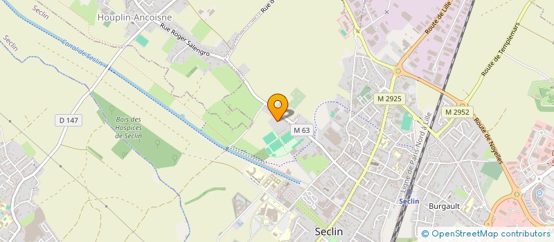 localisation de l'entreprise SCI KOOPLES  SECLIN