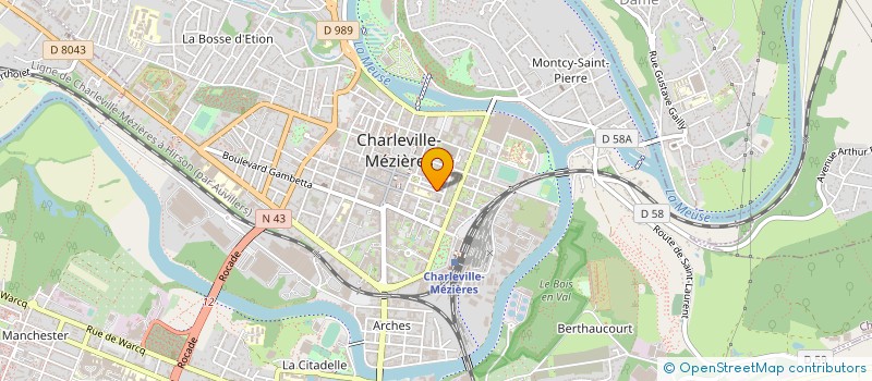localisation de l'entreprise SCI KOP à CHARLEVILLE-MEZIERES