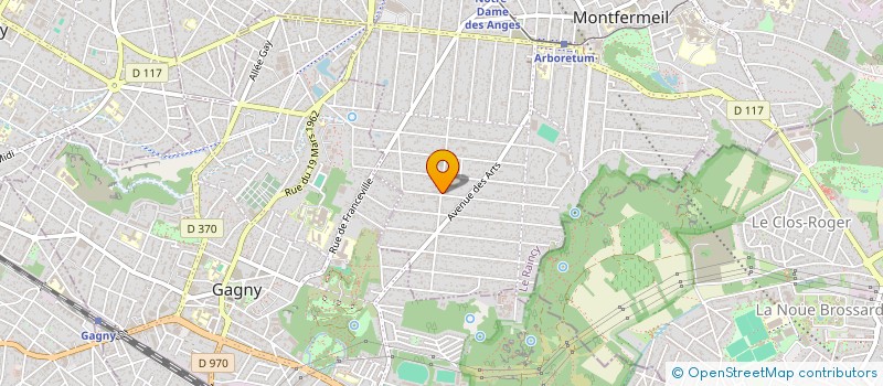 localisation de l'entreprise SCI KOP à MONTFERMEIL