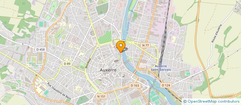 localisation de l'entreprise SCI KOPELA à AUXERRE