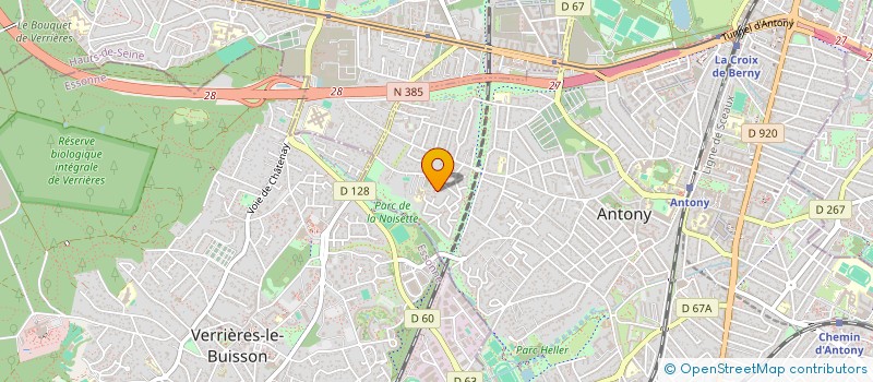 localisation de l'entreprise SCI KOPERNIC 25 à ANTONY