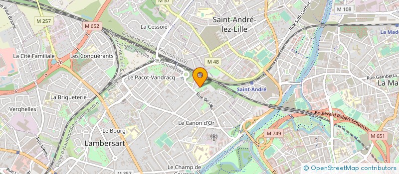 localisation de l'entreprise SCI KOPERNIC à LAMBERSART