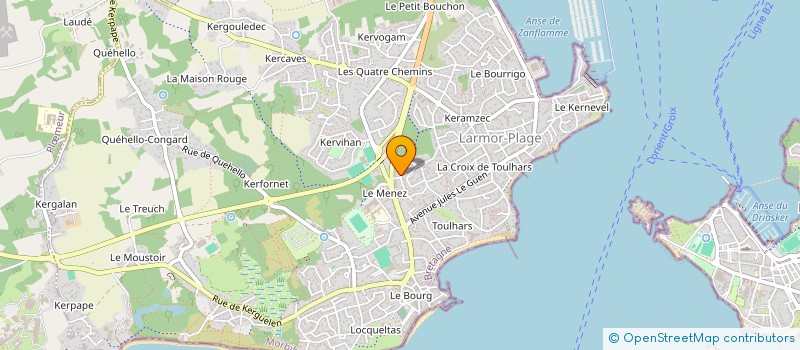 localisation de l'entreprise SCI KOPHI  LARMOR-PLAGE