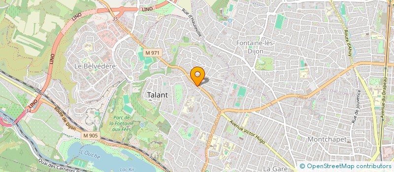 localisation de l'entreprise SCI KOPIN  TALANT