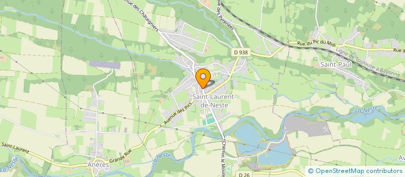 localisation de l'entreprise SCI KORACILE & GABRILOU  SAINT-LAURENT-DE-NESTE