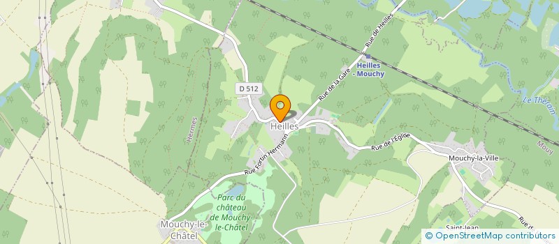 localisation de l'entreprise SCI KORCE  HEILLES