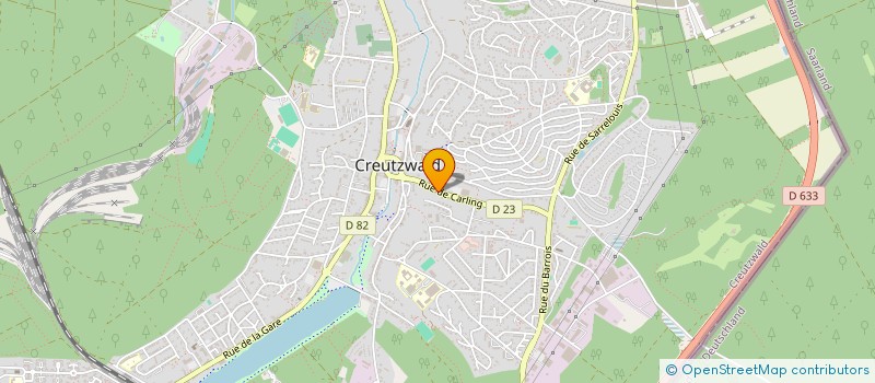 localisation de l'entreprise SCI KORCZAK'S  CREUTZWALD