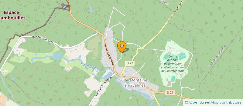 localisation de l'entreprise SCI KORJOVA JACQUEREZ  CLAIREFONTAINE-EN-YVELINES