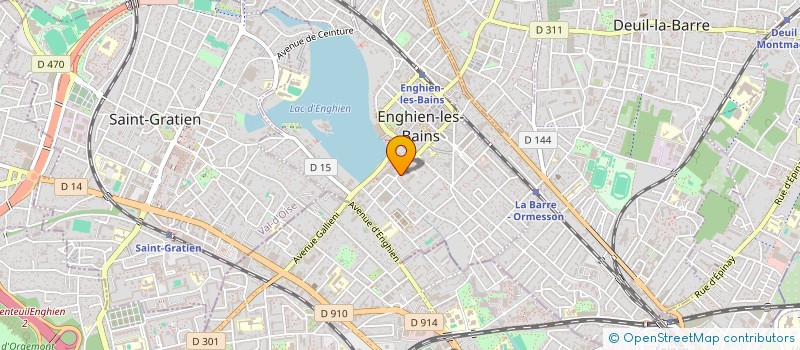 localisation de l'entreprise SCI KORNMANN à ENGHIEN-LES-BAINS