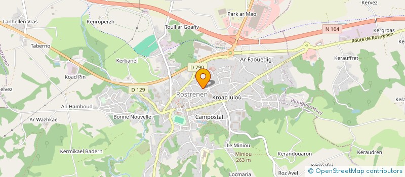 localisation de l'entreprise SCI KORONG  PLOUGUERNEVEL